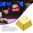 Phlegsive Mechanical Keyboard Keycaps Aluminum ESC Replacement (Yellow