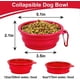 thumbnail image 2 of Cuenco plegable para perros, cuenco portátil de viaje con mosquetón, cuenco plegable para comida y agua para perros, cuenco para agua y comida para perros para viajar, caminar, salir, 2 of 5