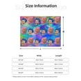 thumbnail image 5 of Bubble Guppies Molly Gil Flannel Blanket Cozy Ultra-Soft Micro Throw Blanket For Bed Sofa Couch Car Office Camping Travel All Season Fleece Blanket 40"x30", 5 of 8