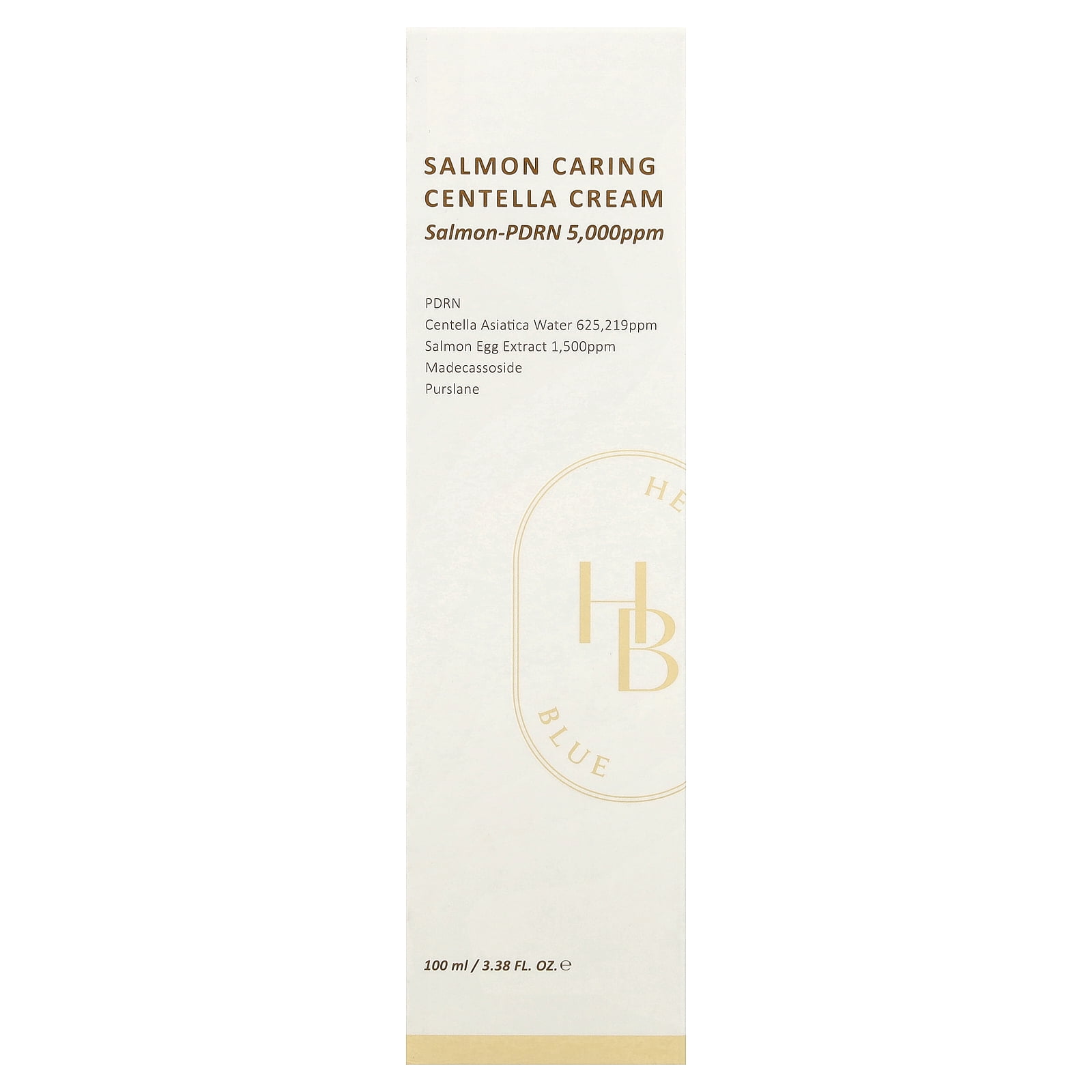 HeveBlue Salmon Caring Centella Cream, 3.38 fl oz (100 ml)
