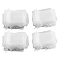 thumbnail image 2 of 200pcs Little Organza Bags, 4x6 Inch Mesh Jewelry Candy Gift Bags Drawstring Pouches For Wedding Party Decorations Crafts, 2 of 8