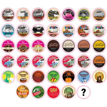 - Two Rivers Coffee, Flavored Sampler, 40 Count Kcups