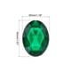 thumbnail image 2 of 10Pcs Gemas Ovaladas de Acrílico 30x40 mm Piedras de Rhinestone Artificiales para Manualidades DIY Boda Fiesta Verde, 2 of 6