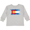 thumbnail image 3 of Inktastic Colorado Flag Distressed Look Boys or Girls Long Sleeve Toddler T-Shirt, 3 of 5