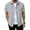 Gray, variant on Western Shirts for Men Short Sleeve Waffle Pearl Snap Shirts for Men Button Up Shirt Cowboy Casual Work Shirt Size 3XL White
