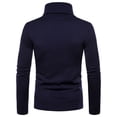 thumbnail image 2 of Mens Slim Fit Casual Turtleneck Sweaters Knitted Pullover Thermal Sweaters, 2 of 4