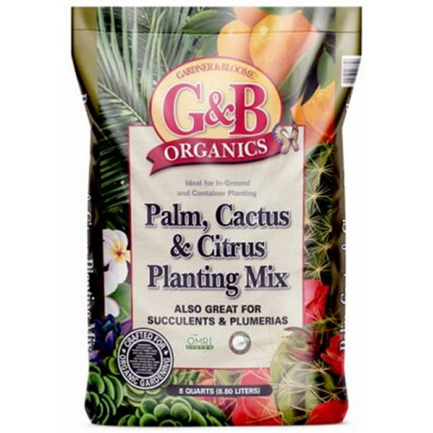 Kellogg Supply 247463 8 qt. Organics Palm Cactus & Citrus Planting Mix