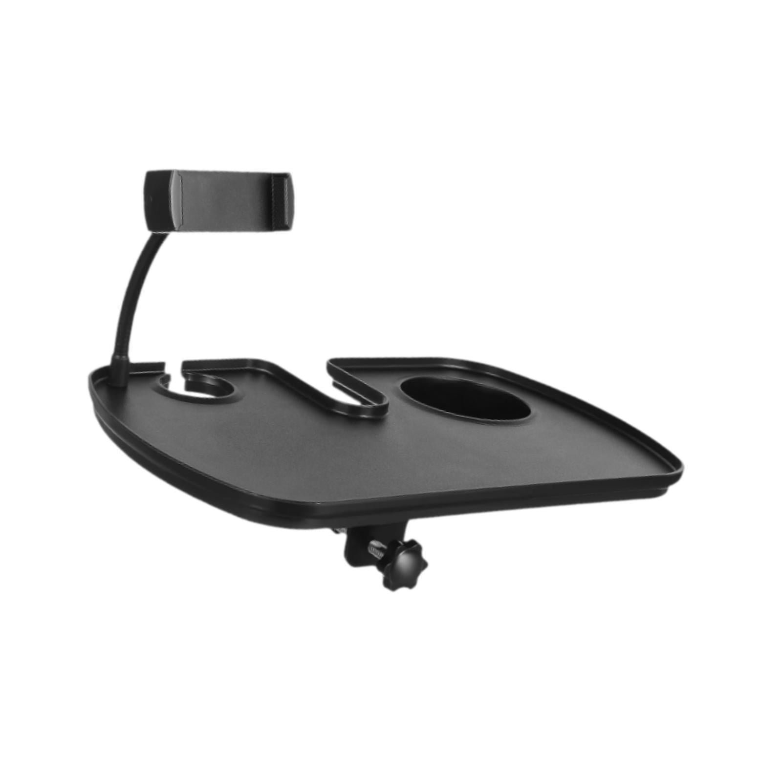 yotijay Microphone Stand Tray Clamp Tray Adjustable Mic Stand Load Capacity Drink Holder