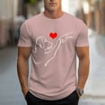 thumbnail image 1 of Tops para hombre, blusas y camisas de cuello redondo y manga corta para hombre, blusas casuales de cuello redondo con estampado de moda para hombre, blusas de cuello redondo y manga corta, camisas par, 1 of 6
