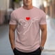 thumbnail image 1 of Tops para hombre, blusas y camisas de cuello redondo y manga corta para hombre, blusas casuales de cuello redondo con estampado de moda para hombre, blusas de cuello redondo y manga corta, camisas par, 1 of 6