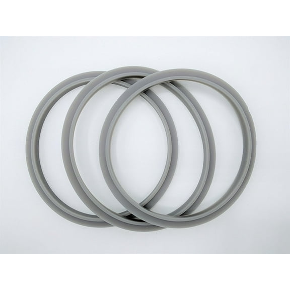 Blendin Set of 3 Gaskets with Lip, Compatible with Nutribullet 900W Blender Juicer Blades