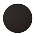 thumbnail image 3 of FFZ Modern Faux Leather Nesting Round Accent Tea Coffee Table Set Of 2 for Living Room, Dark Brown, 3 of 6