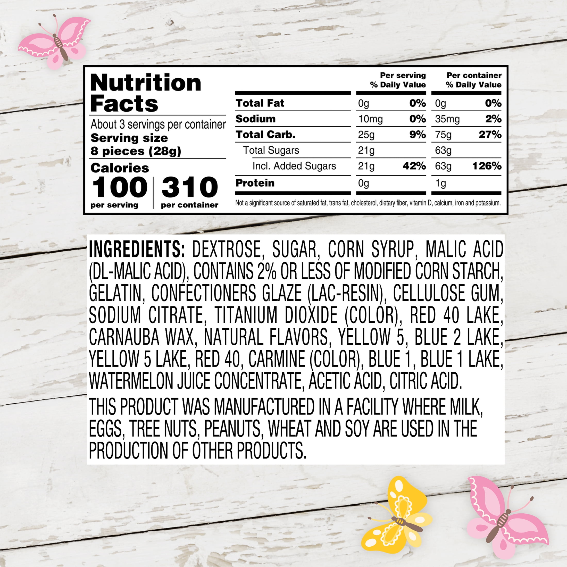 Sweetarts Fruit Punch Medley Chewy Fusions 3 Oz