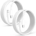 thumbnail image 1 of Cable de carga USB tipo C a Lightning, paquete de 2 unidades, 6 pies, para iPhone 14, 1 of 9