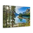 thumbnail image 5 of Mountain Lake Island Nature Wilderness Photography Canvas Wall Art for Home Decor Ready-to-Hang, 5 of 18
