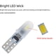 thumbnail image 2 of Bombilla LED para coche T5 2SMD 3014 3020, luz de instrumentos, luz de control central, luz de maquillaje, luz indicadora de astigmatismo 3D, 2 of 5