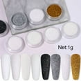 thumbnail image 2 of DIY Nail Powder Magic Color Nail Shimmering Powder Woolen Gradient Nail Art Blooming, 2 of 5