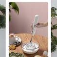 thumbnail image 5 of Mixer Electric Handheld, Electric Mixer Handheld, Stainless Steel Whisk, Mini Electric Whisk, Cable Attachments, Cake Mixer for Baking, Multifunctional Egg Beater, Black 10 in, 5 of 5