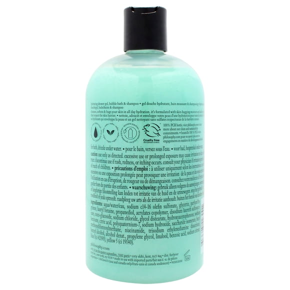 Gel de ducha hidratante Coconut Splash de Philosophy para unisex - Gel de ducha de 16 oz