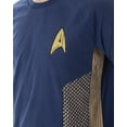 thumbnail image 4 of Star Trek: Discovery Mens' Command Gold Federation Uniform Starfleet Costume 2-Piece Lounge Sleepwear Pajama Set, 4 of 6
