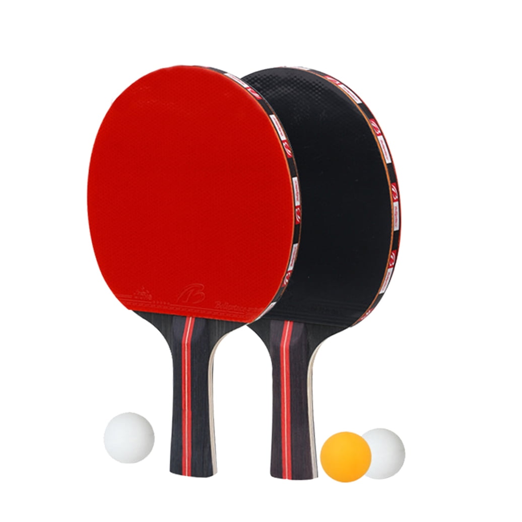 WEUVEB Table Tennis Set with Ergonomic Conical Handle for Enhanced Grip, Control and Sports Performance