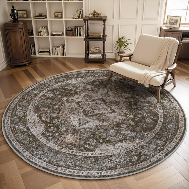 Area Rug X Rugs for Living RoomMachine Washable RugSoft Living Room RugVintage Non Slip CarpetRugs for Bedrooms Dining Room Living Room Office