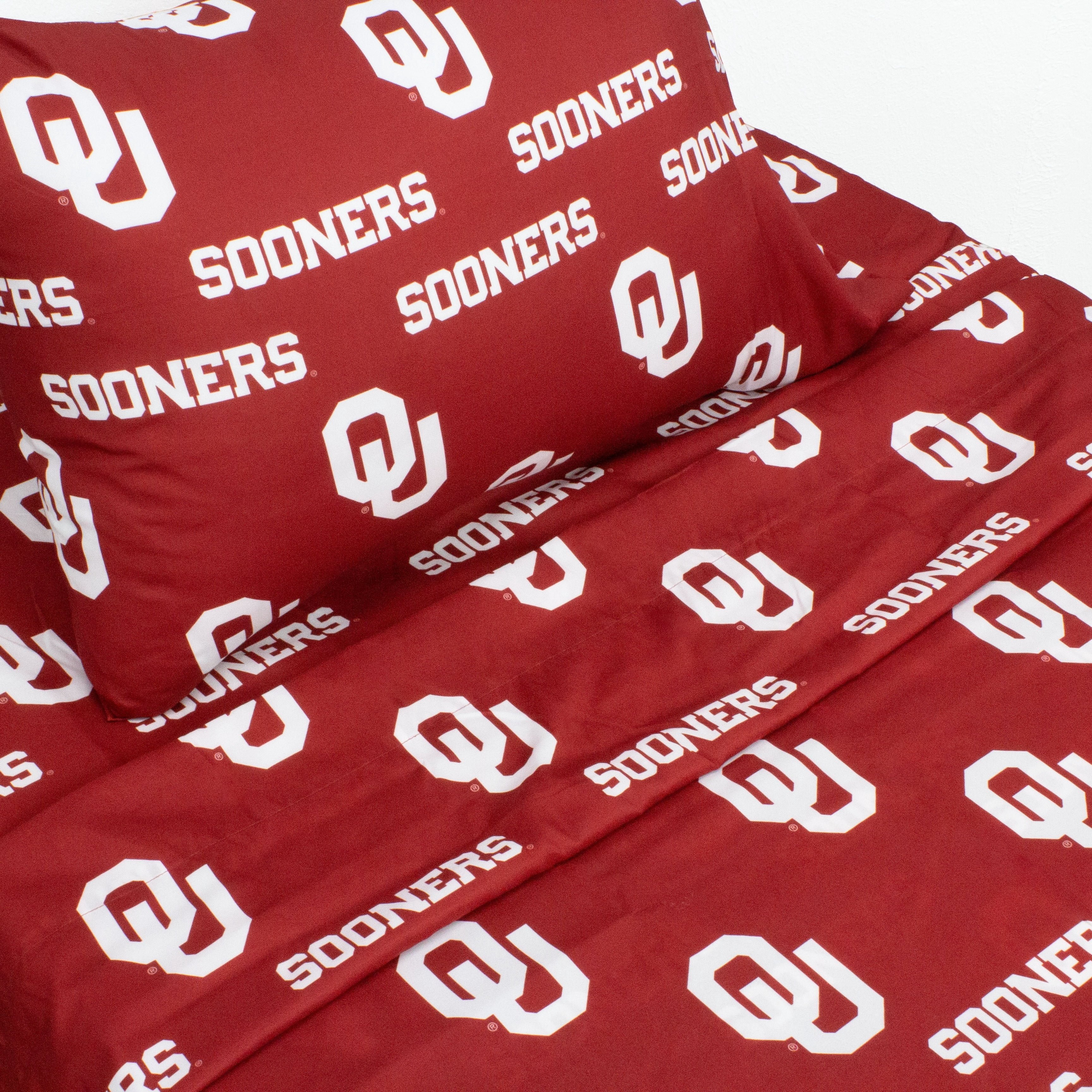 Oklahoma Sooners Sheet Set Full