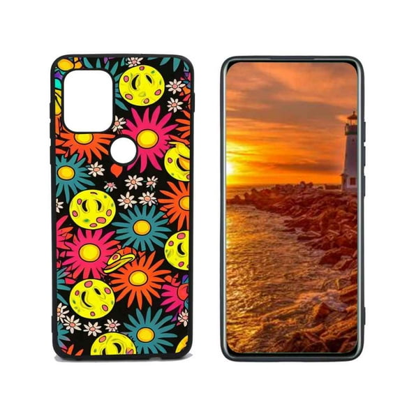 Compatible with Moto G Stylus 5G Phone Case, Abstract-Psychedelia-Hippie-23 Case Silicone Protective for Teen Girl Boy Case for Moto G Stylus 5G