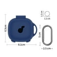thumbnail image 2 of Yucurem Silicone Cover with Carabiner for Soundcore Sport X20 Charging Case(blue), 2 of 10