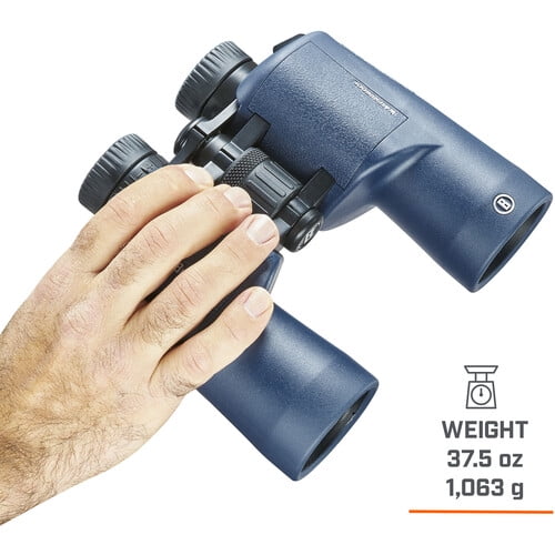 Bushnell 7X50 H20 Waterproof/Fogproof Binoculars (Dark Blue) with Cleaning Kit