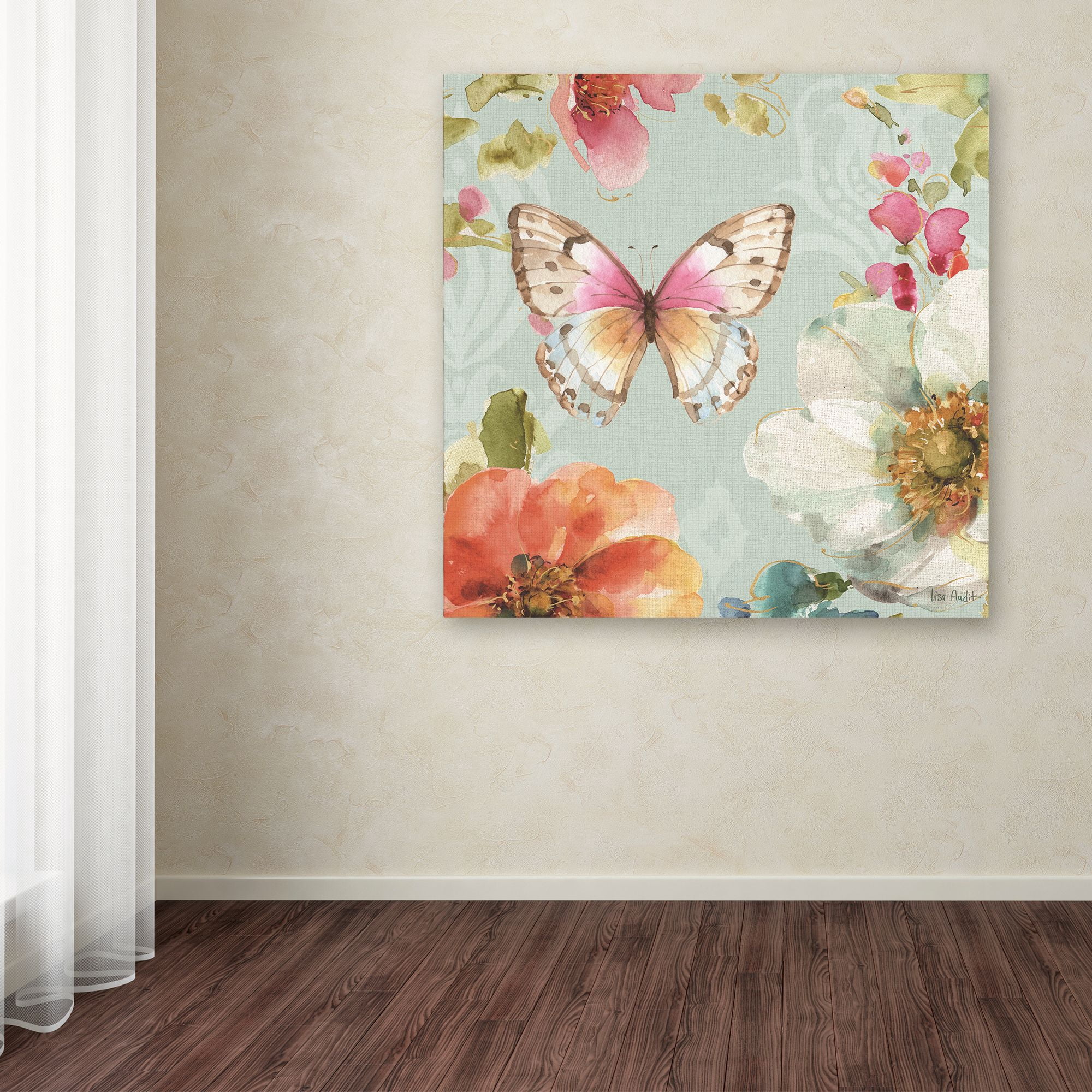 Trademark Fine Art 'Colorful Breeze V' Canvas Art by Lisa Audit