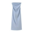 thumbnail image 1 of UPPADA Robe Cocktail à Col Rond pour Femmes Robe Sirène Robe Cocktail Sans Manches Robe Formelle Évasée Robes d'Invitée de Mariage Robe Cocktail Moulante Liquidation en Liquidation, 1 of 2