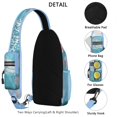 thumbnail image 3 of Crossbody Sling Backpack for Women Men Cute Ocean Life Turtle Shoulder Sling Crossbody Casual Chest Bag for Travel Sports Running Hiking, 3 of 6