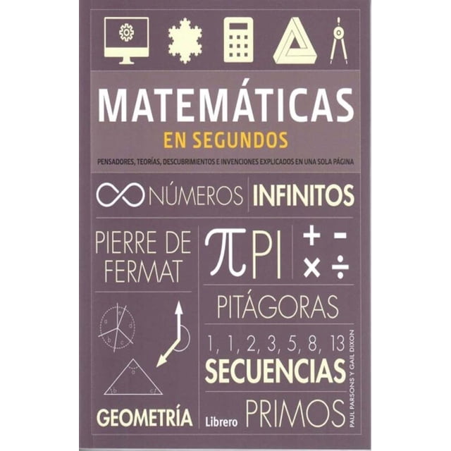 MATEMATICAS EN SEGUNDOS LIBRERO Pasta Blanda