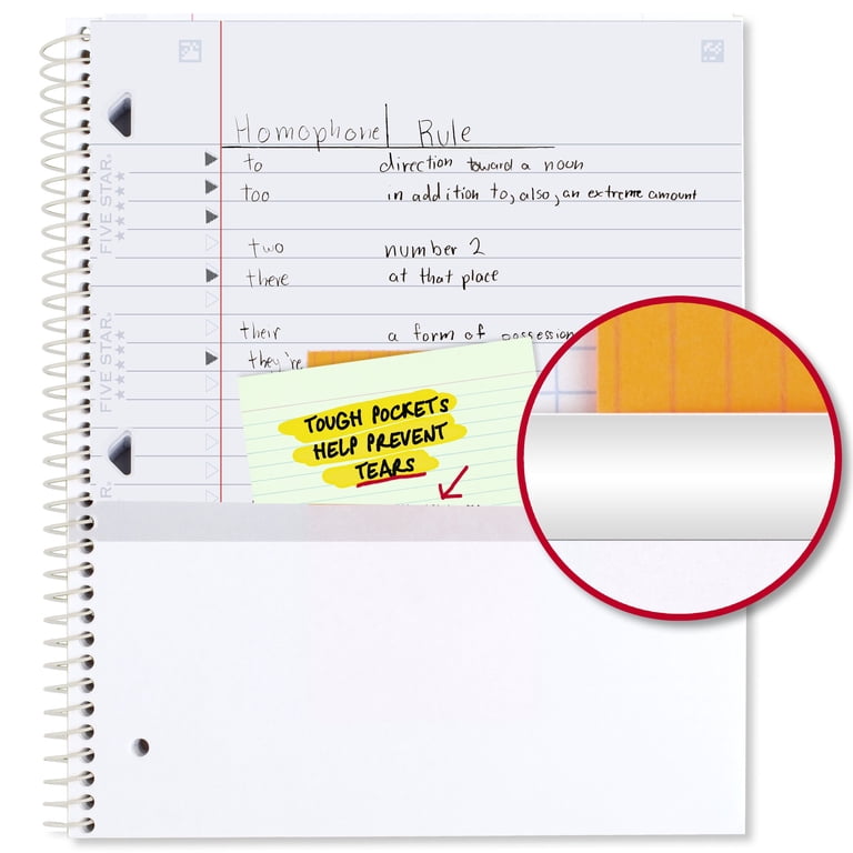 Sujce Notebook Five Star, Spiral Notebook, 8