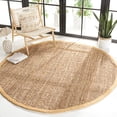 thumbnail image 2 of Safavieh Natural Fiber Natural Area Rug - Round 7', 2 of 4