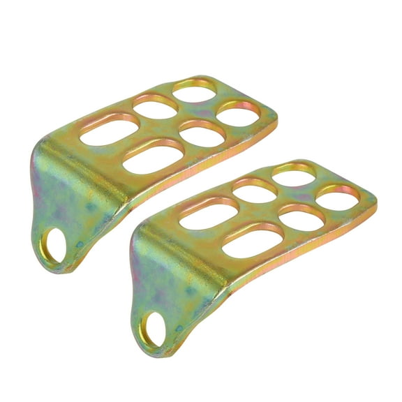 1 Pair Universal Foot Pegs Plate Foot Board Footrest Foot Pedal Metal for Motorcycle