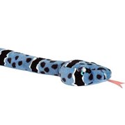 cuddlekins plush blue rock rattlesnake: 4.5 foot long stuffed snake toy