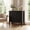 Black, variant on Garvee Fluted Wood Bedside Table with Charging Station, 32" Tall Bedside Table - 3 Drawers Storage - Modern Bedroom End Table, White