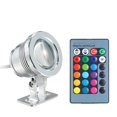 thumbnail image 2 of Foco LED RGB De CA Y CC De 12 V Y 10 W Con Control Remoto, 16 Colores, Flash, Luz Estroboscópica, Desvanecimiento, Efectos Suaves, IP66, Resistente Al Agua, Diseño Para, 2 of 7