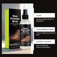 thumbnail image 5 of cpengpj Shoe Waterproof Spray 3.4 oz 1-Piece, Black Plastic Bottle, Portable Size 1.57 x 1.57 x 5.91 Inches, Stain Resistant Formula, for Sneakers, 5 of 7