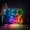 Color Flow Effect (76 modes), variant on Clown Holding Balloon Led Light Box, Dimmable Neon-Like Light Signs USB Power for Wall Decor Bedroom Decoration, Static Light (WxH) 6"x6"