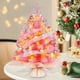thumbnail image 4 of Mini Árbol Navideño de Mesa, Estrella Led y Adorno, Modos de Brillo, Base Estable, Decoración Navideña para Interiores, Celebraciones de Navidad y Año Nuevo, Hongo con Pilas, Material de Pvc, 30 Cm, 4 of 6