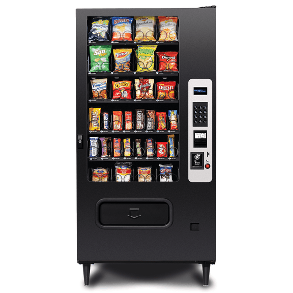 Snack Machine Refund Non-Refrigerated Snack Vending Machine with 60 Slots, Credit Card ...