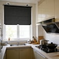 thumbnail image 4 of Adjustable Roller Window Shade No Drill Suction Cup, Sun Shade Blind Expandable UV Blocking Sunscreen Curtain for Bedroom Living Room Office Car Windshield Home Sun Protection, 49*20in, Gray, 4 of 8