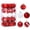 Type F, variant on Farfi 30 Pcs Christmas Balls Ornaments 2.4 Inch Small Shatterproof Plastic Balls Christmas Tree Hanging Decoration for Holiday Wreath Party Tree Decor(Type F)
