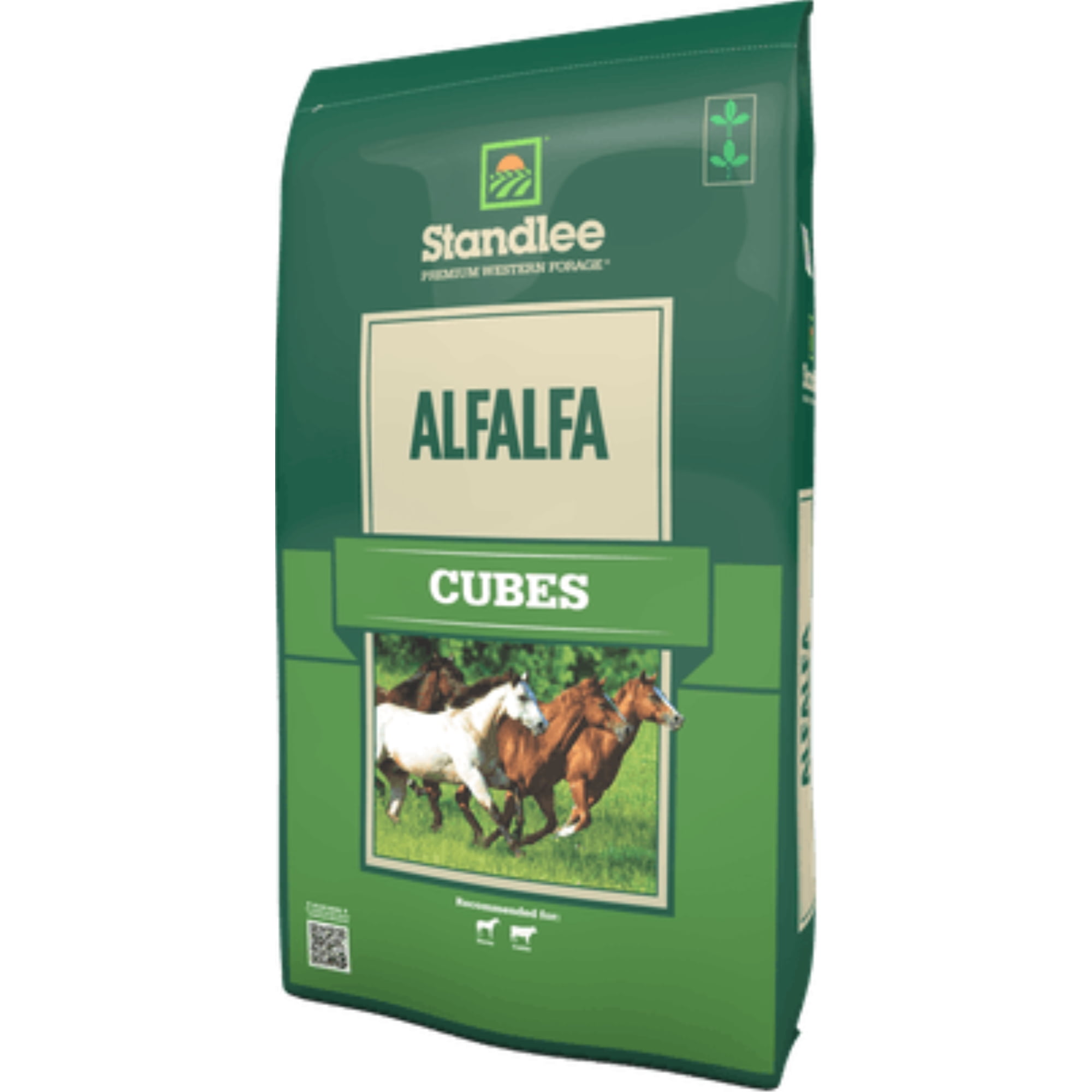 Standlee Hay Company 1180-40111-0-0 40 lbs. Certified Alfalfa Cubes Forage Cubes