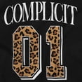 thumbnail image 2 of Leopard Animal Print Complicit 01 Unisex Plus Fleece Graphic Hoodie Brisco Brands 3X, 2 of 6