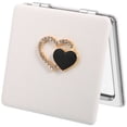 thumbnail image 4 of Miangastore 1PC Compact Folding Makeup Mirror Mini PU Leather Cosmetic Mirror Carry Mirror, 4 of 8