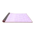 thumbnail image 2 of Ahgly Company Indoor Round Abstract Purple Contemporary Area Rugs, 3' Round, 2 of 4
